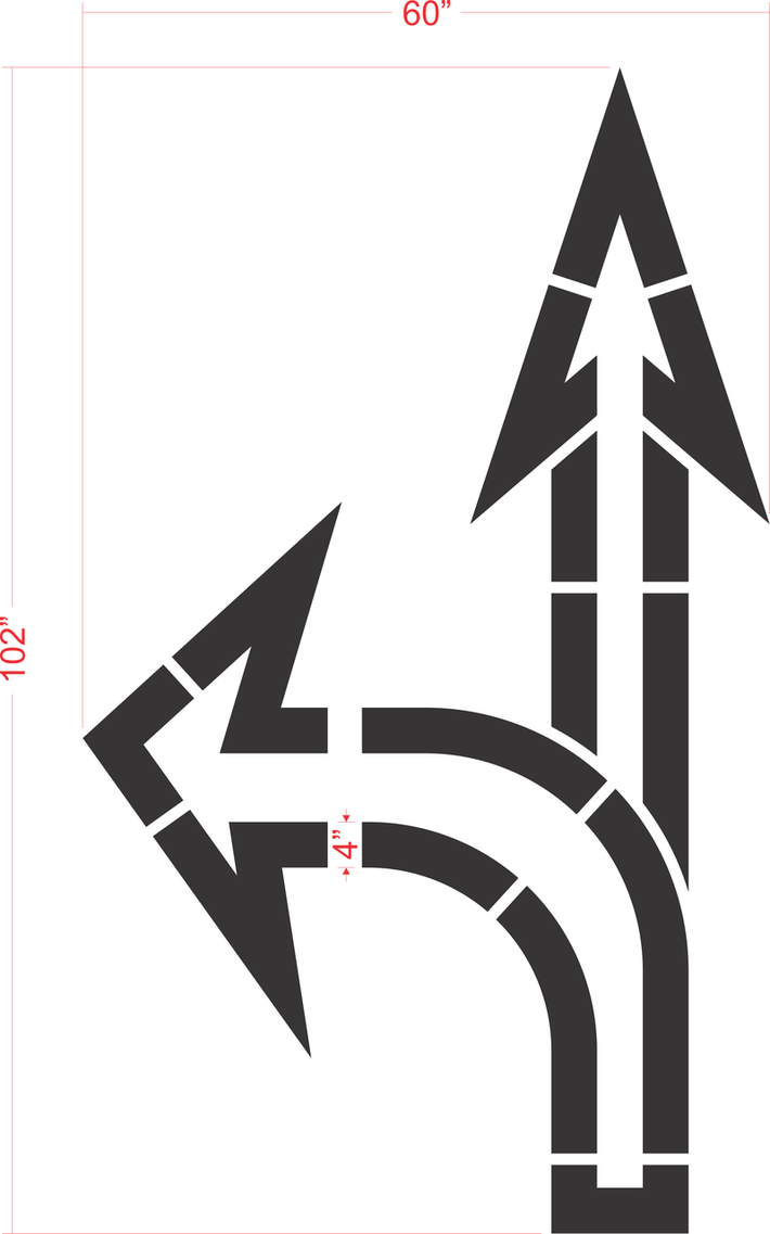 Walmart 102" Combo Arrow Outline