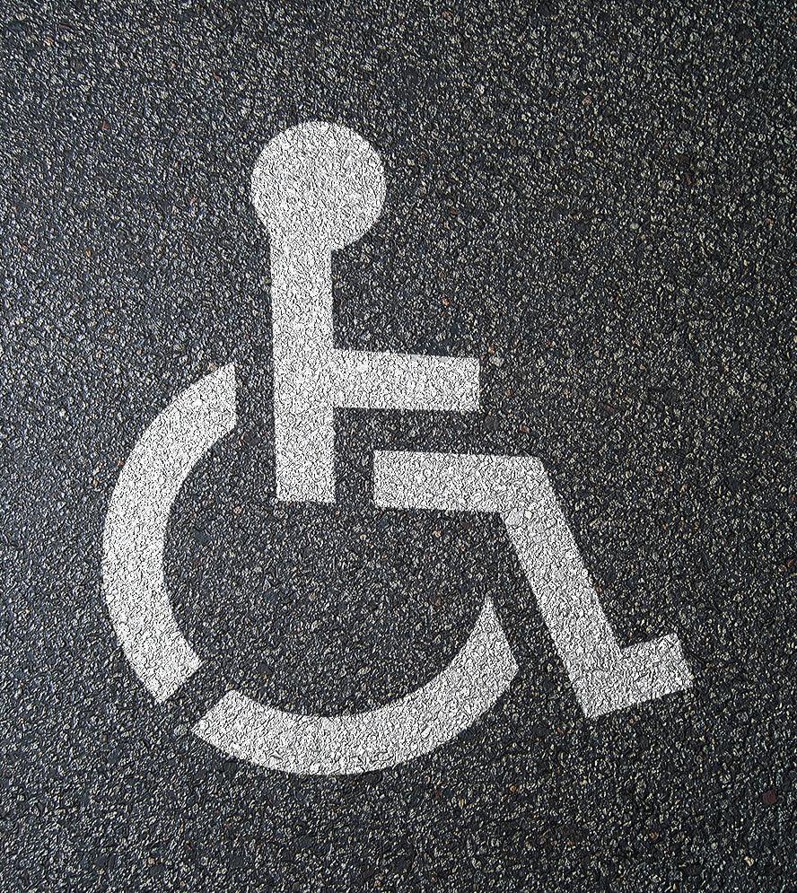 21.5" Handicap Stencil