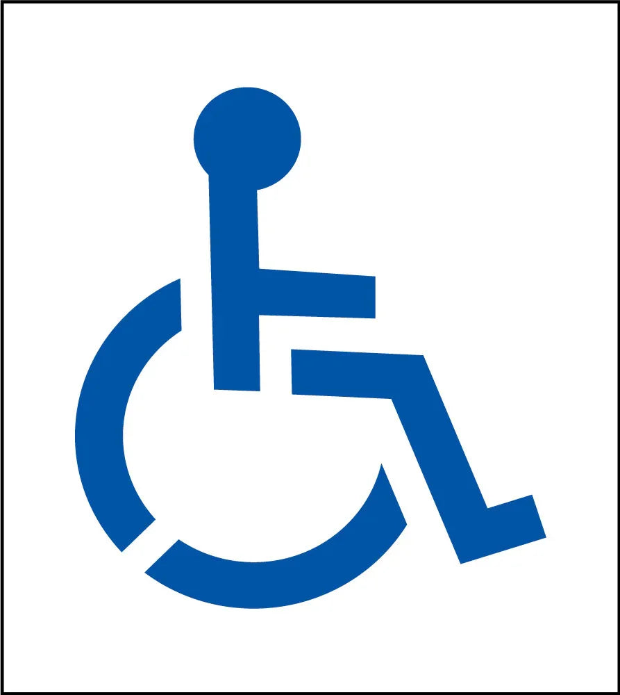 21.5" Handicap Stencil