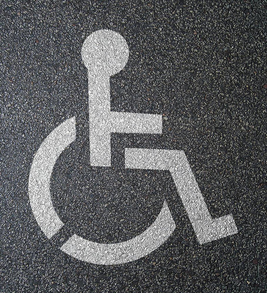 28" Handicap Stencil