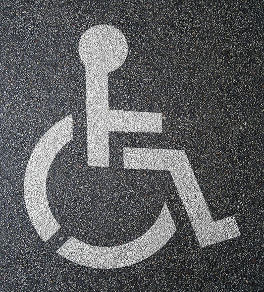 36" Handicap Stencil