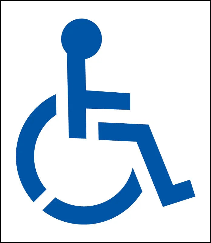 39" Handicap Stencil