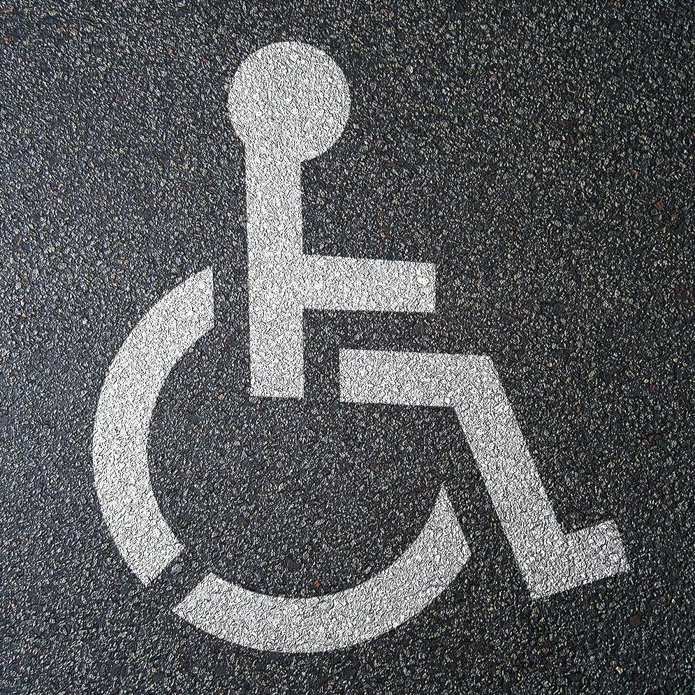 42" Handicap Stencil