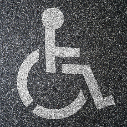 42" Handicap Stencil