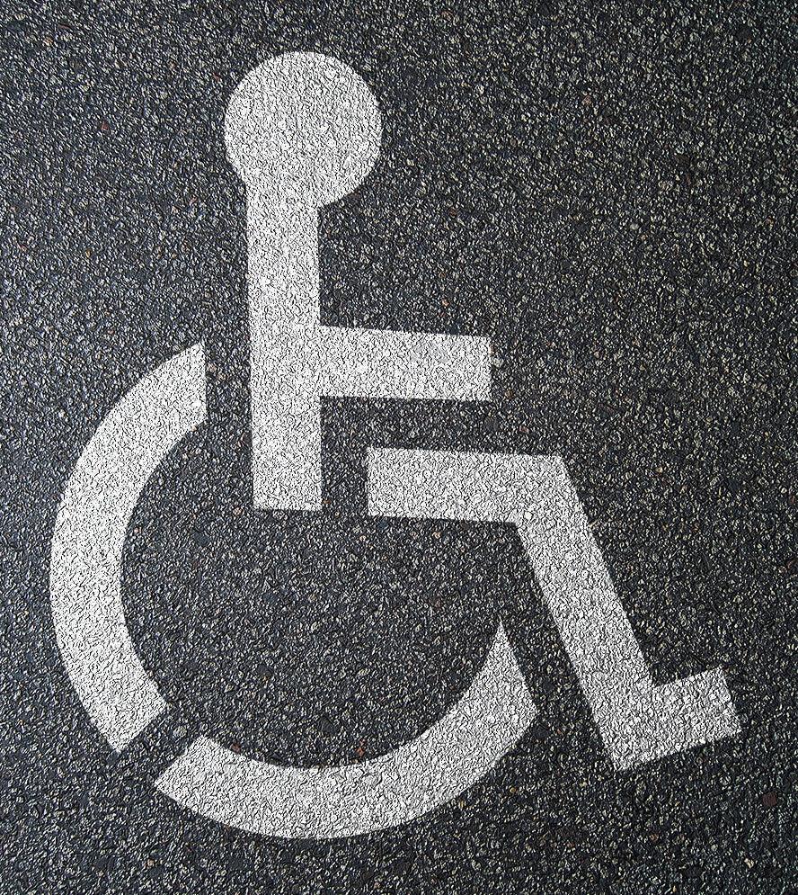 48" Handicap Stencil