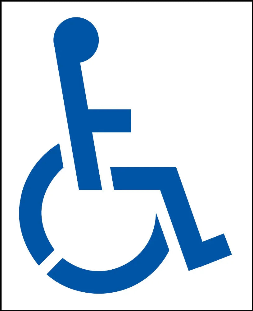 Chic-Fil-A 48" Handicap Stencil