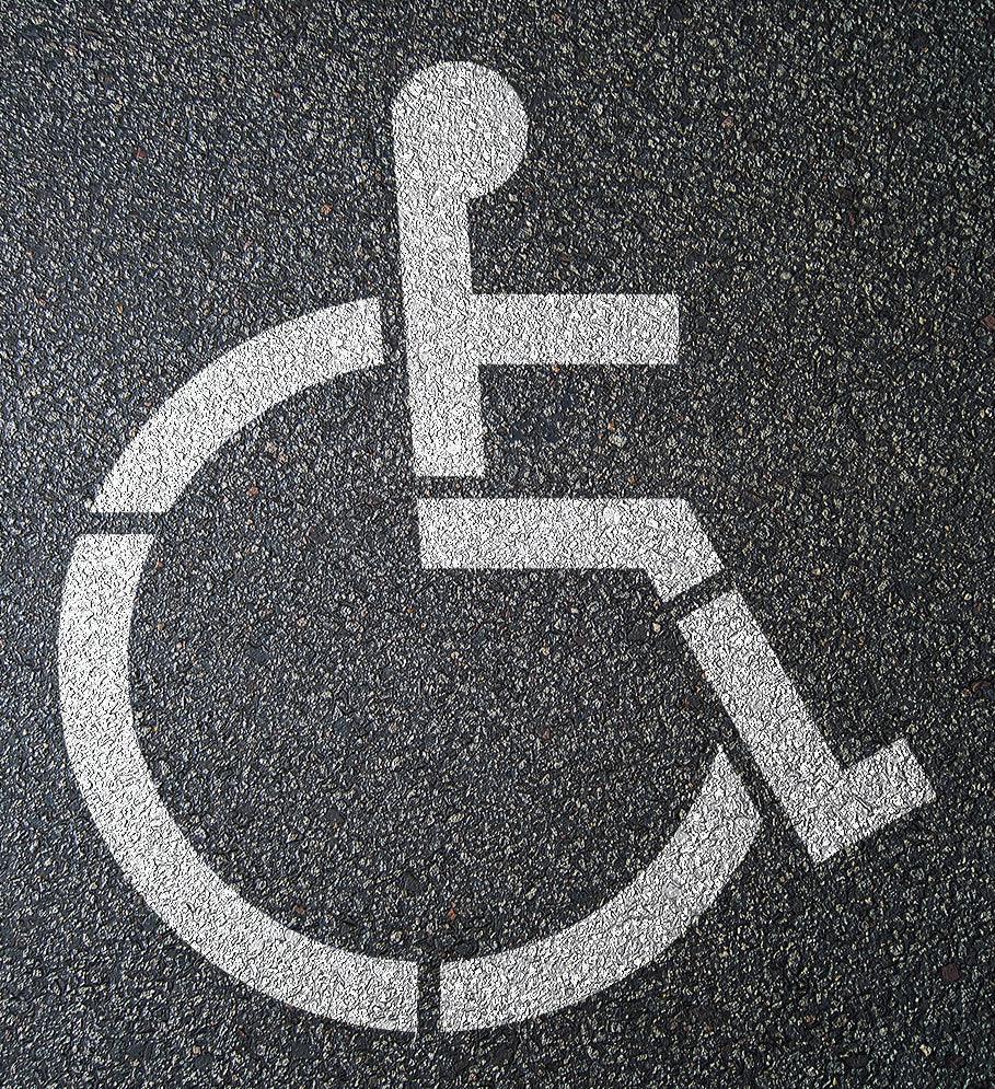 Walmart 84" Handicap Stencil