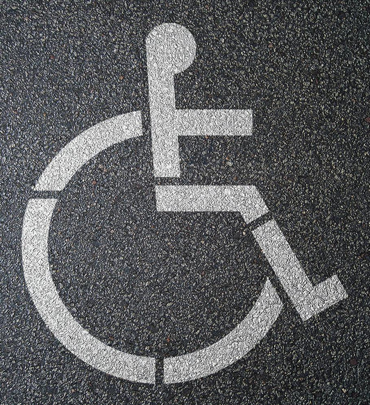 Walmart 84" Handicap Stencil