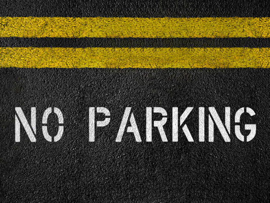 8" NO PARKING Stencil