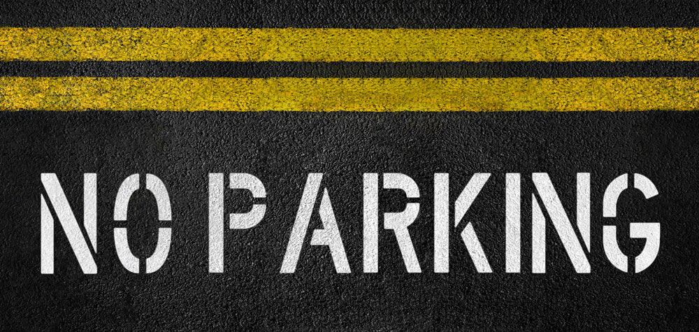 18" NO PARKING Stencil