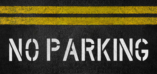 18" NO PARKING Stencil