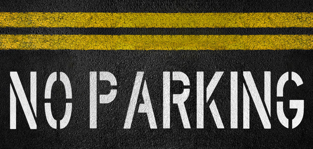 24" NO PARKING Stencil