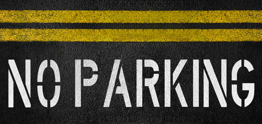 24" NO PARKING Stencil