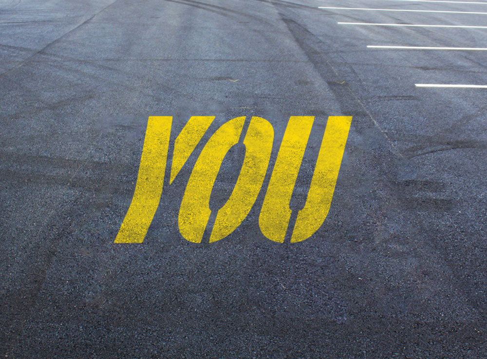 McDonalds 34" YOU Stencil